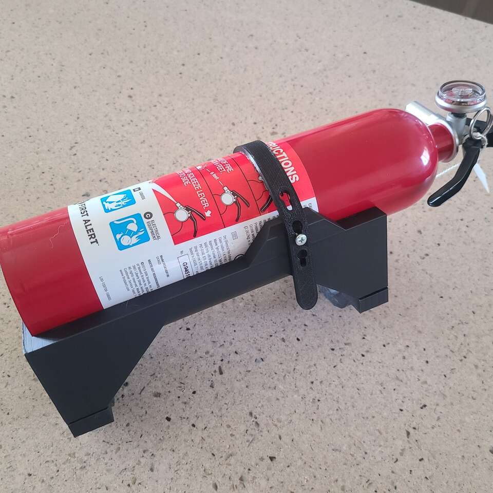 RZR / SXS Roll Bar fire extinguisher mount