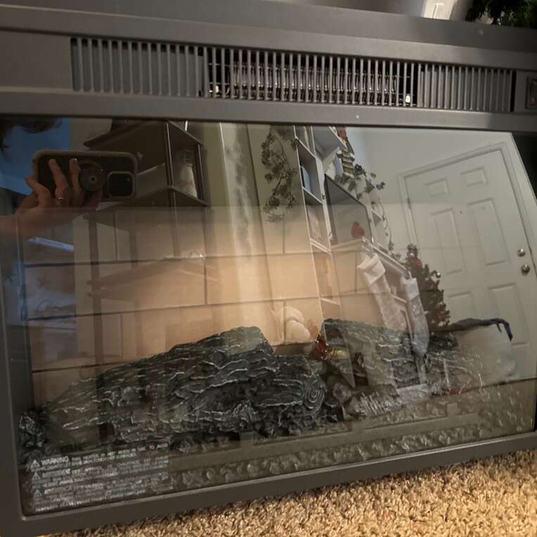 23” Electric Fireplace Insert Home and Garden