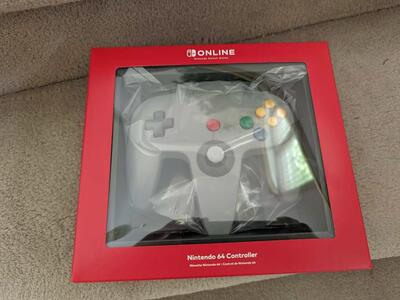 Switch N64 controllers! Unopened receipt!
