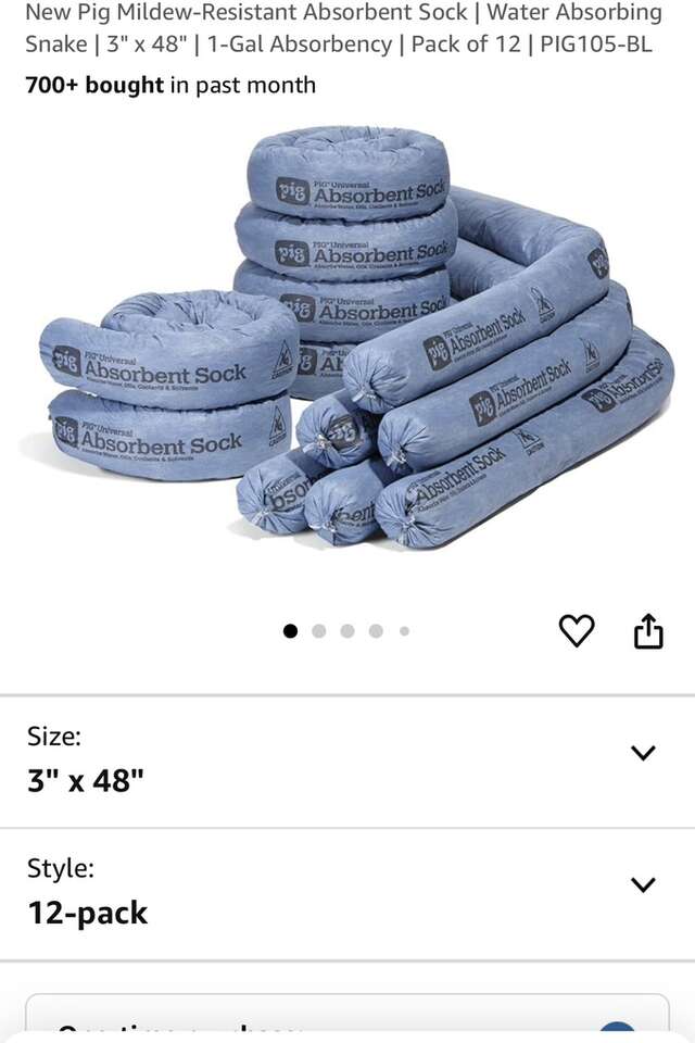 Spill kit new - Absorbent Socks Pack Of 12