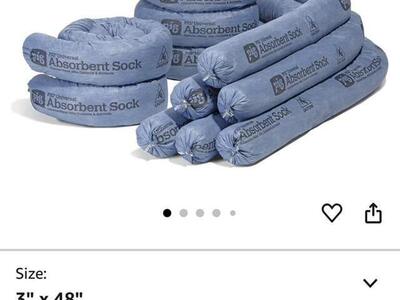 Spill kit new - Absorbent Socks Pack Of 12