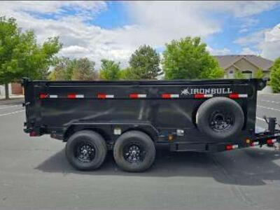 Iron Bull Dump Trailer 14' Like New