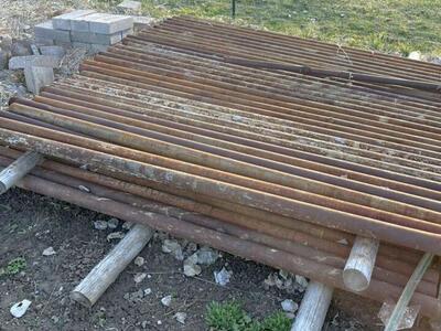 Drill Pipe Fence Posts