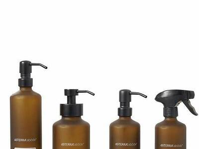DoTERRA Abode Refillable Glass Bottle Set
