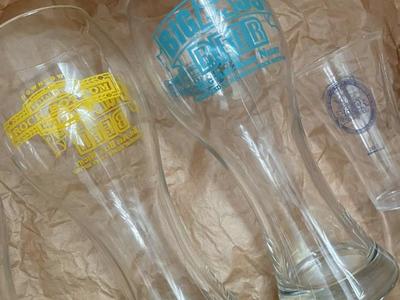 Rock Bottom Beer Glasses