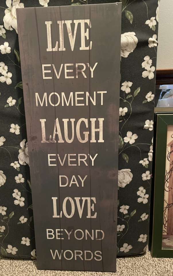 Saying/ Quote Canvas - Live, Laugh, Love