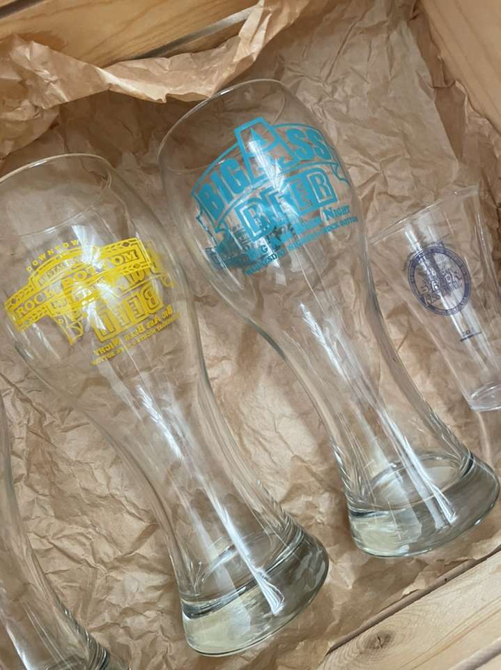 Rock Bottom Beer/Pub Glasses; perfect for St Paddy