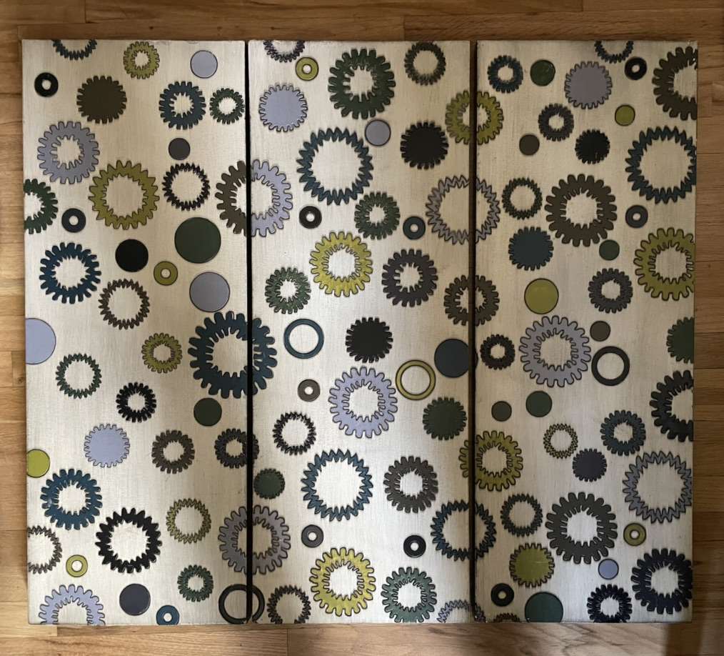 Lg Geometric, 3 Panel - Model Art Piece