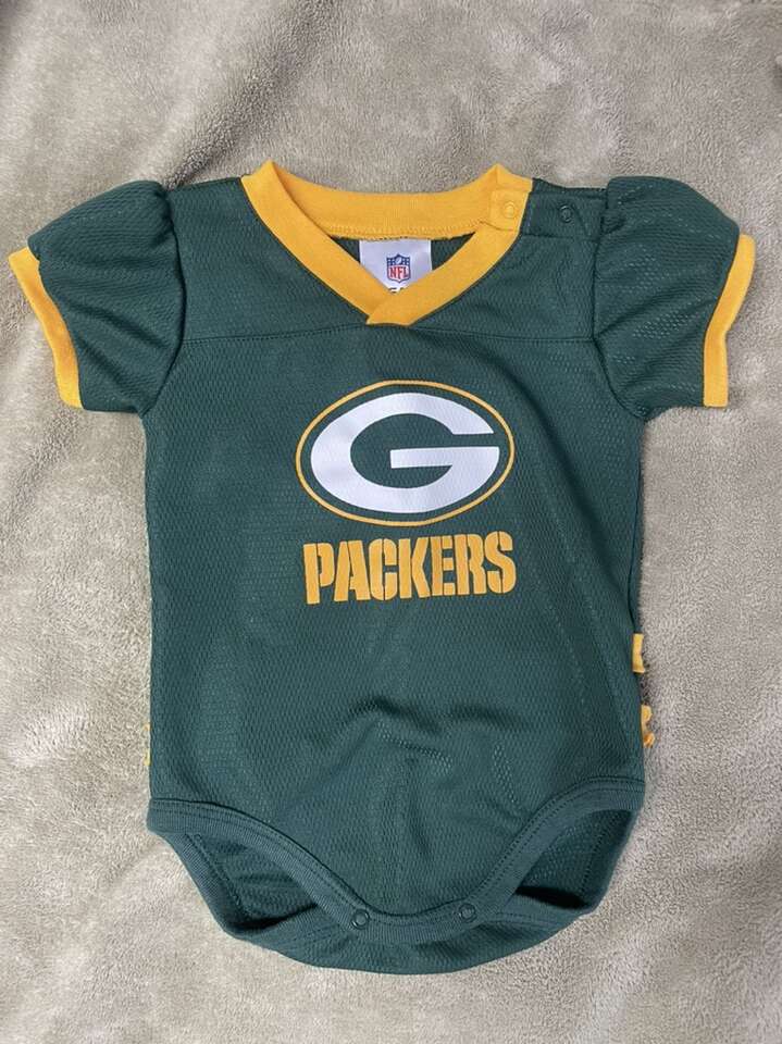 Green Bay Packers Football Jersey - Baby Onesie