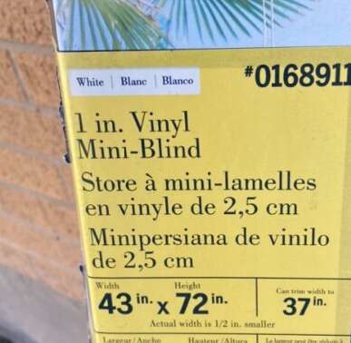 White One Inch Blinds