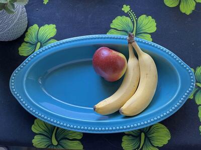 Serving Dish - Large ceramic oval bowl