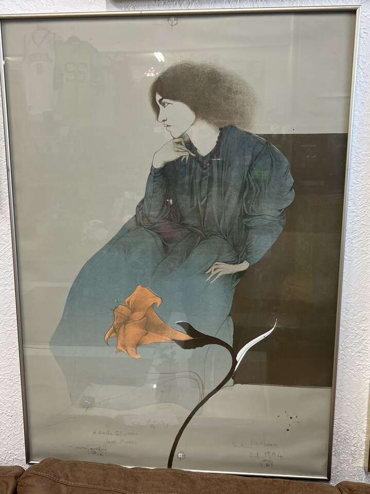 Jane Morris Back Rossetti 1984