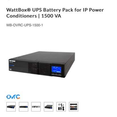 WattBox UPS BATTERY PACK
