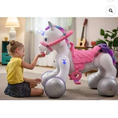 Rideamal Unicorn 12 V Ride On Toy, New