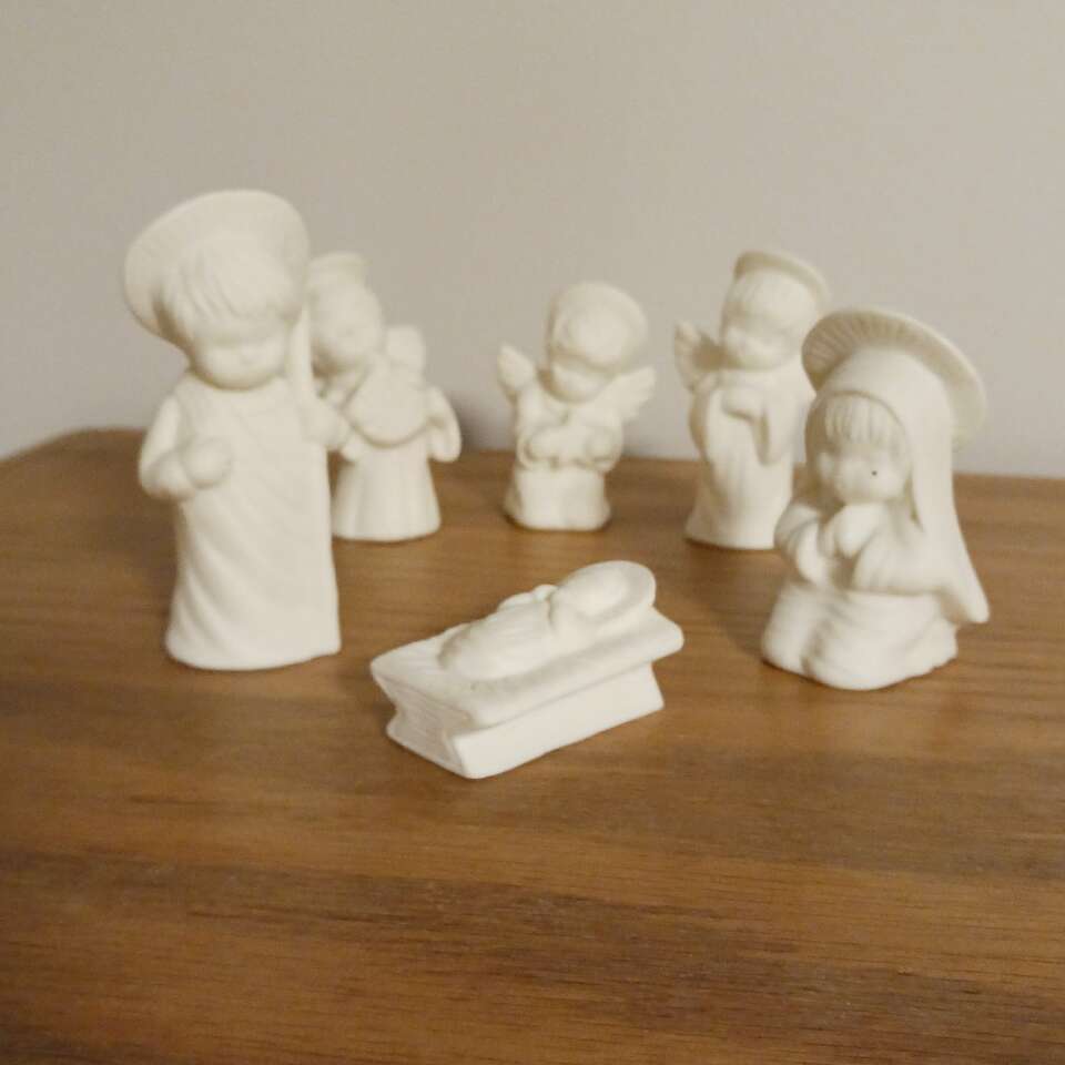Ceramic nativity