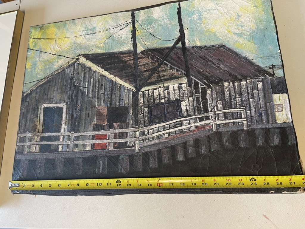 Oil On Canvas Painting “Architectural”