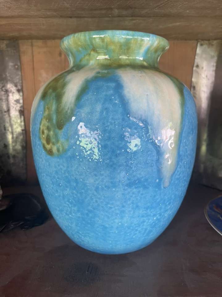 Beautiful Mid Century Pottery Vase 1959 Signed