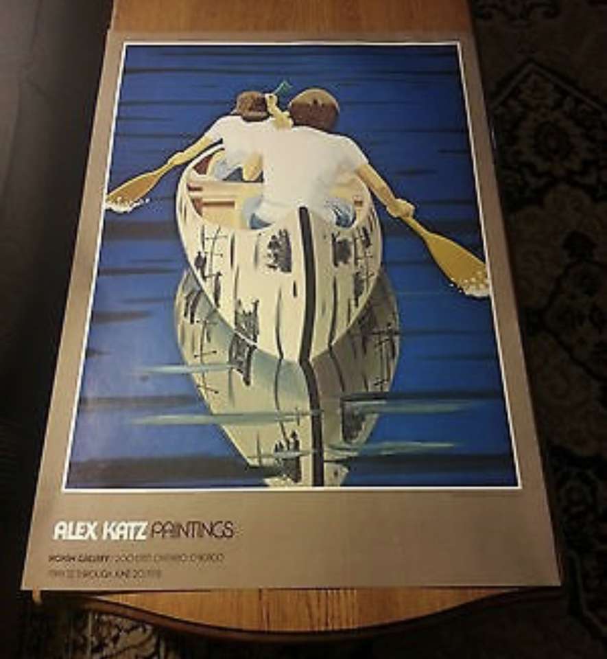 Alex Katz Mid Century Modern 1978 Gallery Poster