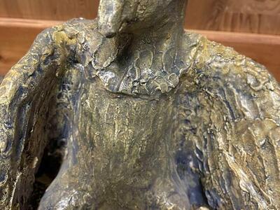 Antique Eagle Sculpture ( Heavy ) See Pics