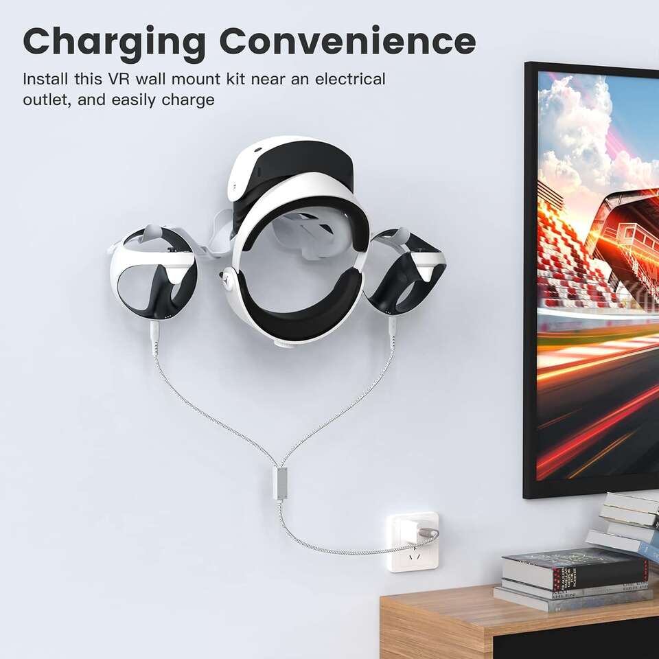 Wall Mount for Meta Quest 3, Wall Mount Storage Stand