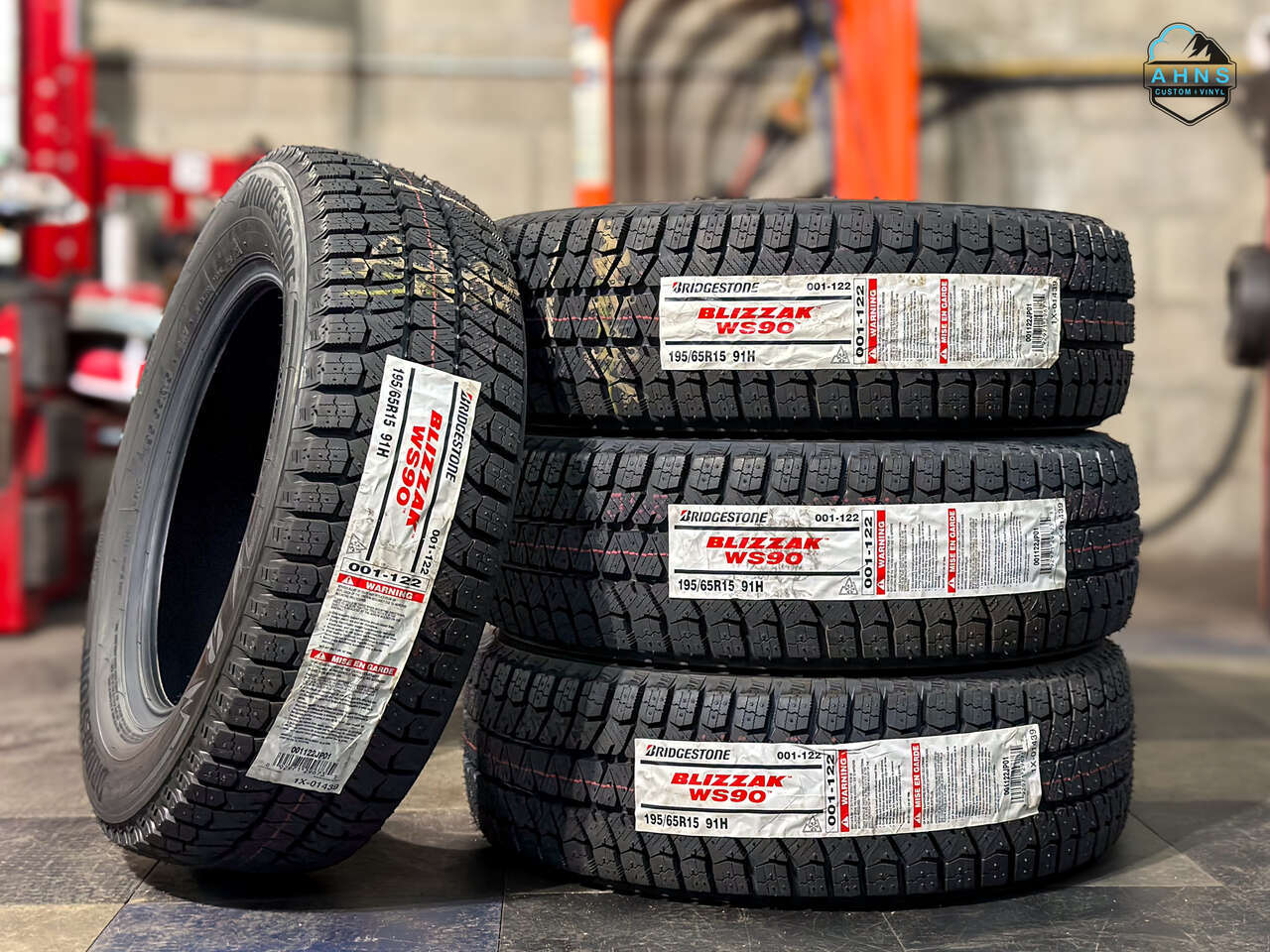 Winter Tires | 195 65 15 Bridgestone Blizzak | 195/65r15 | Honda | Toyota | Mazda | Nissan | Ford | Chevy
