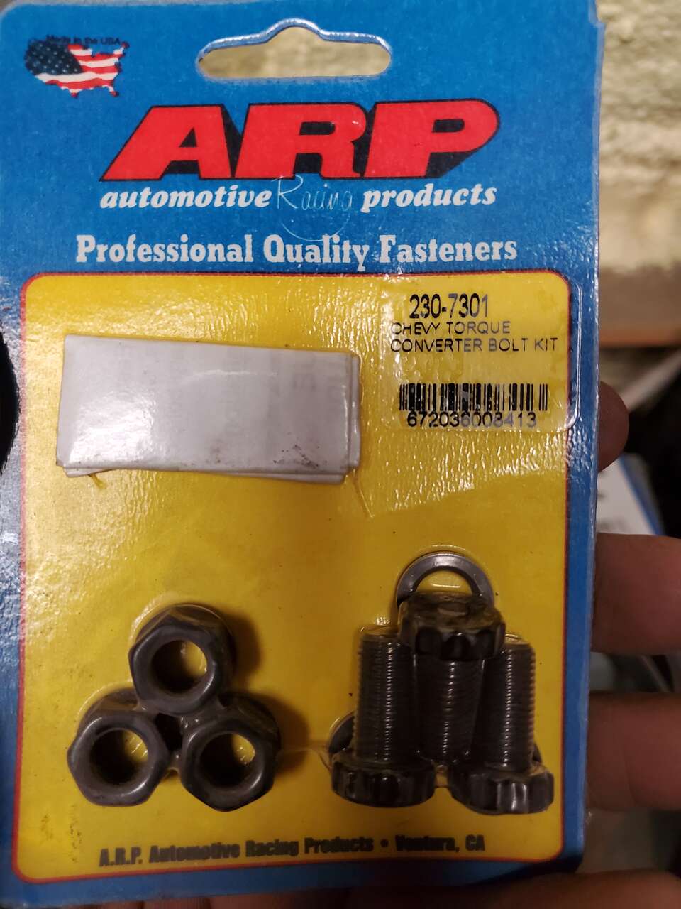 ARP Chevy Torque converter bolts
