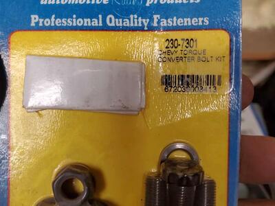 ARP Chevy Torque converter bolts