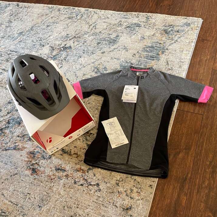 Brand New Bontrager Helmet and Jersey