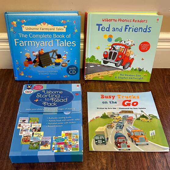 Usborne Books Learn To Read Bundle
