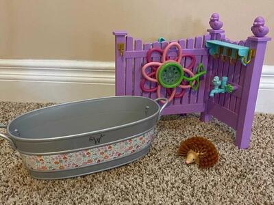 American Girl Playful Garden Washtub Set
