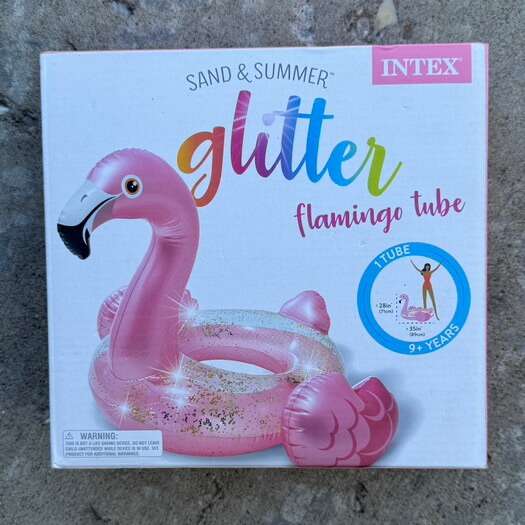 Intex Glitter Flamingo Tube New