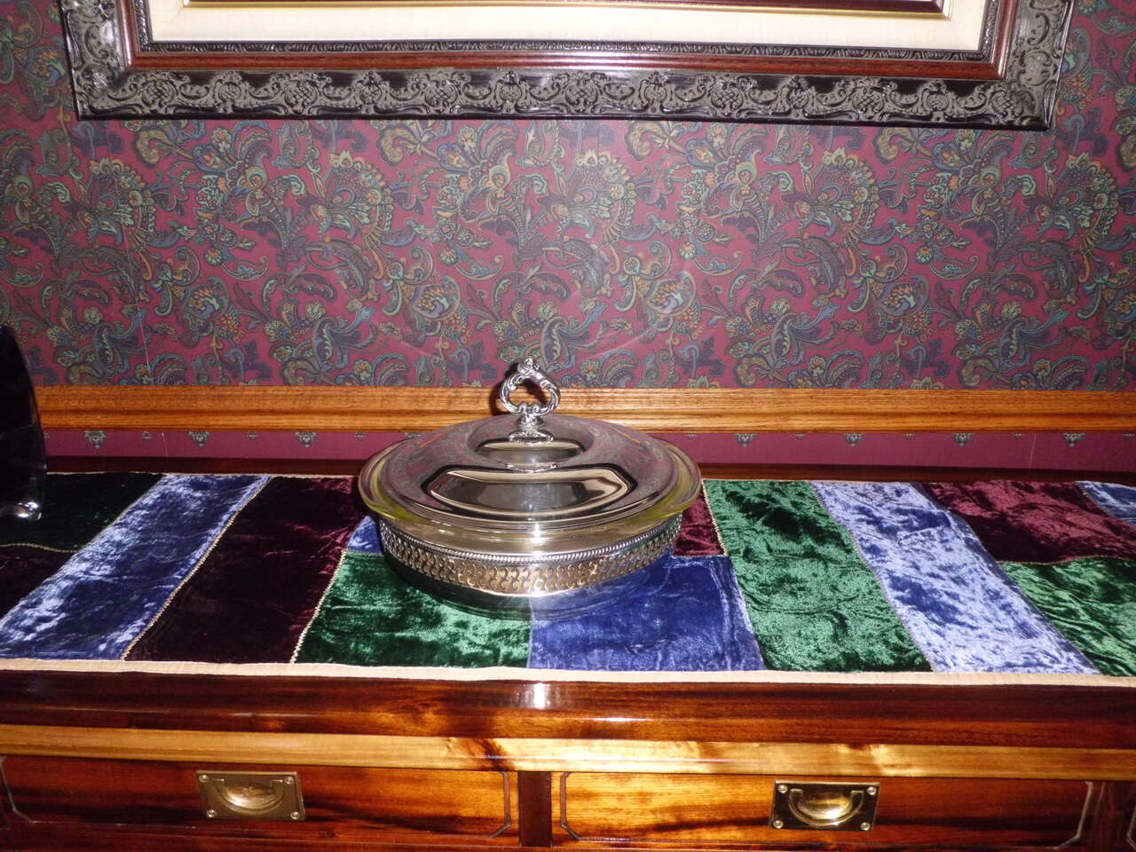 Silver Plated Vintage Serving Tray by Oneida