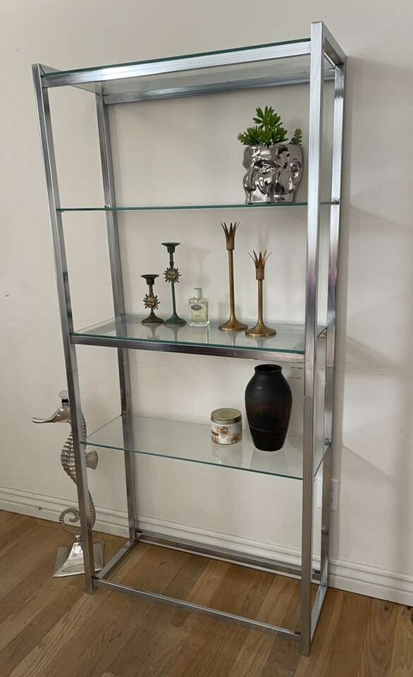 Chrome / Glass Shelf