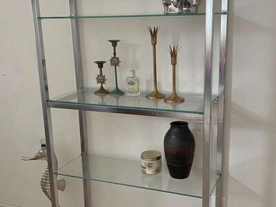 Chrome / Glass Shelf