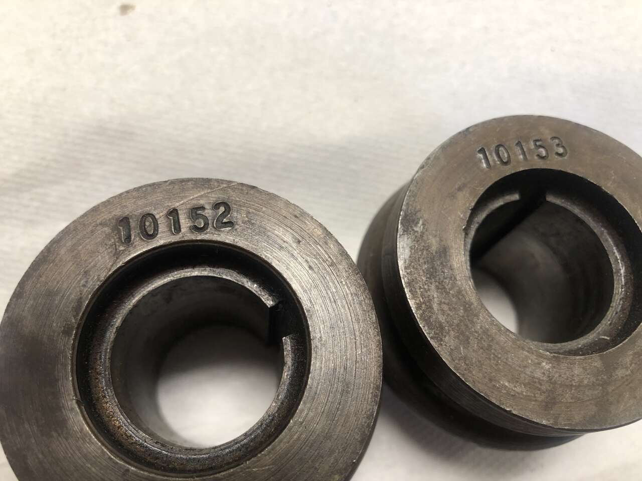 Pexto 10152 and 10153 style "F" Ogee Bead Rollers 3/4", Roper Whitney, Tennsmith, metalsmith, sheet metal