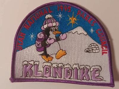 Utah National Parks Council Klondike Derby 1995 Patch Boy Scouts of America BSA