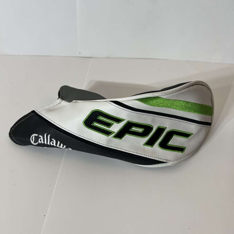 Callaway EPIC Green/White/Black Fairway Wood Headcover 5 Wood Pin