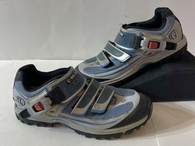 Womens Pearl iZUMi X-Alp Enduro Cycling Shoes Size 5.5 US Blue Euro Size 37