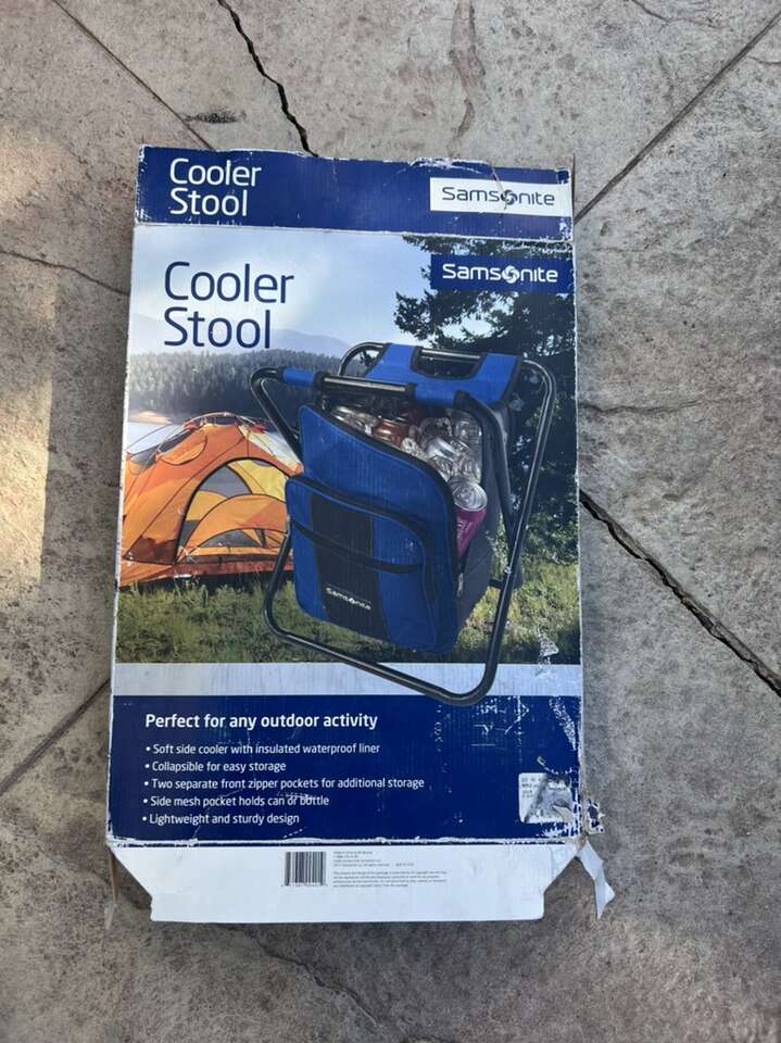 Samsonite Cooler Stool New