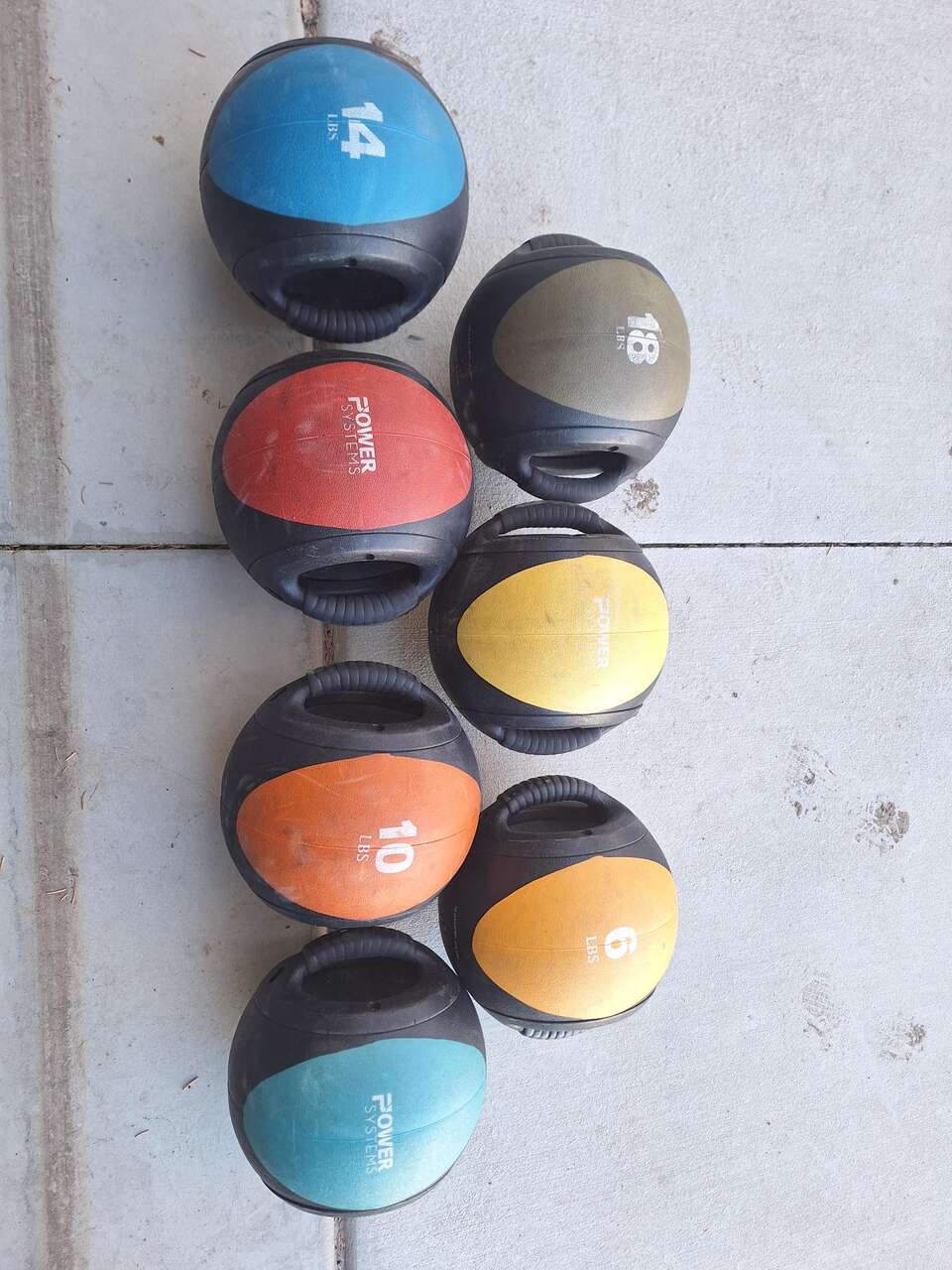 Power Systems Handled Medicine Balls