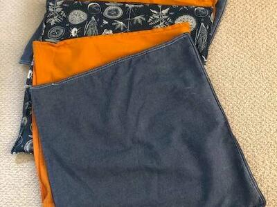 Set of Five Throw Covers (Fits 20 x 20 pillow inserts)