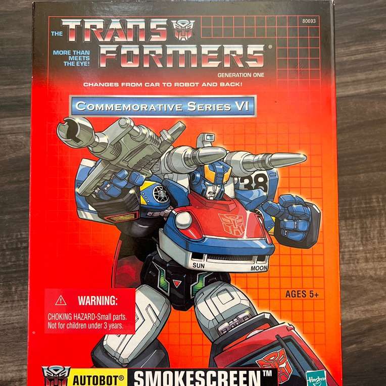 Transformers 2003 smokescreen G1 mint