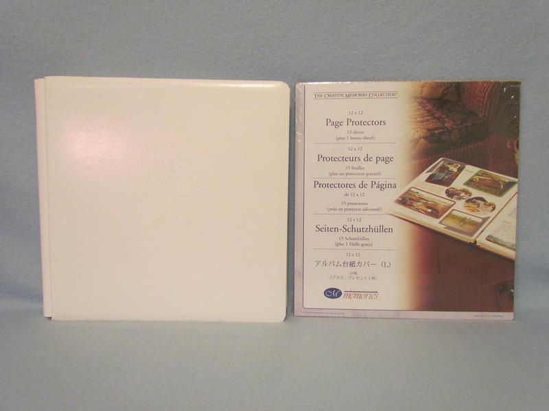 Creative Memories 12x12 Baby Boy Scrapbook Album + Protectors