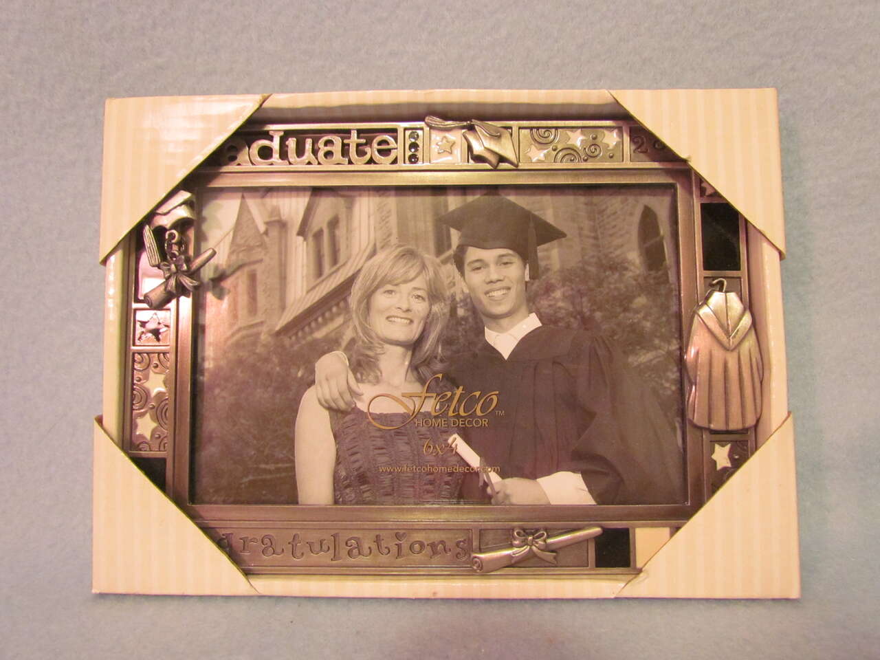 Fetco Graduate High School College Graduation 2008 4x6 Photo Picture Frame-NIB