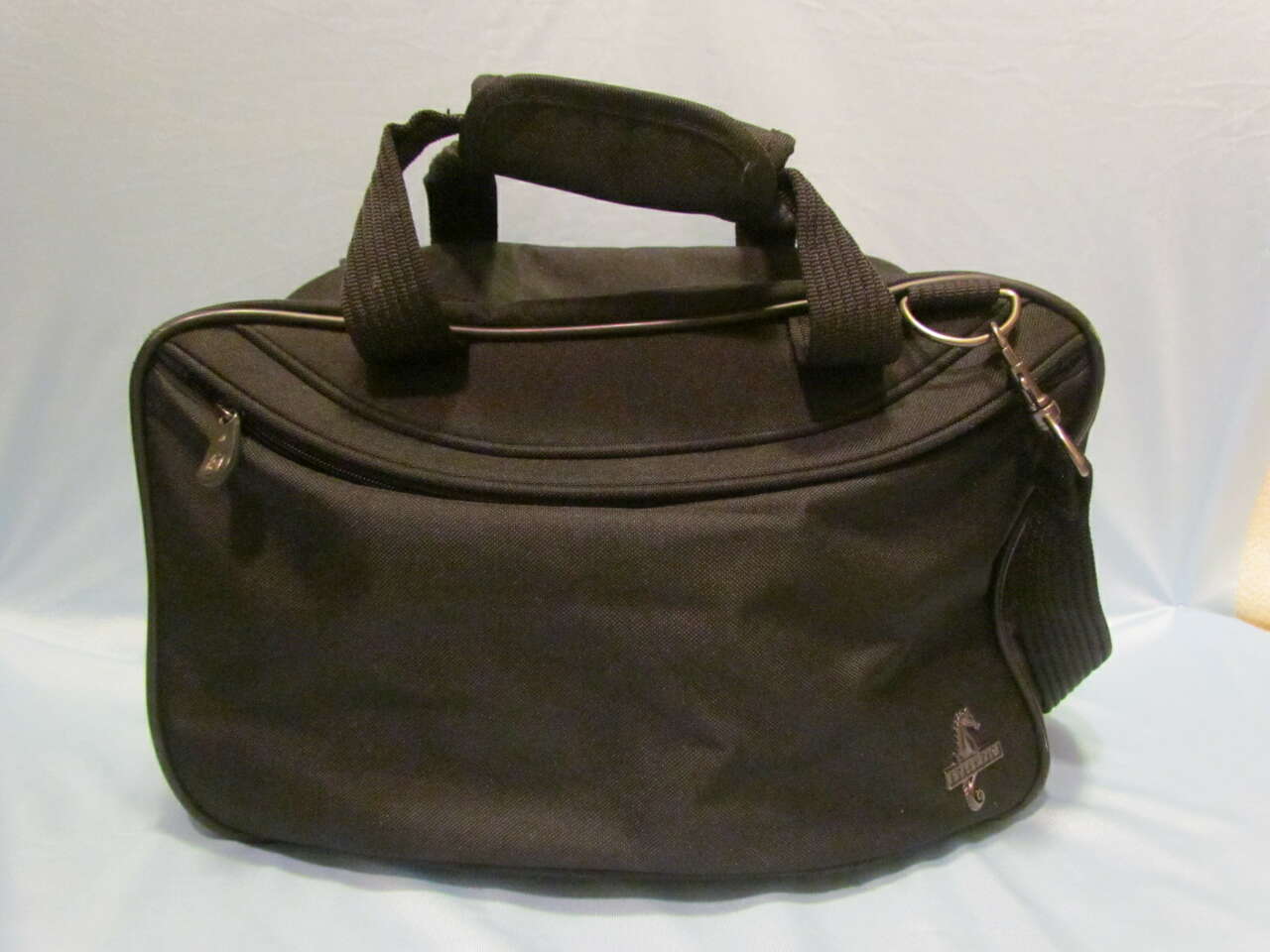 Atlantic Black Carry-on Travel Bag Overnight Bag Luggage Tote w/Shoulder Strap