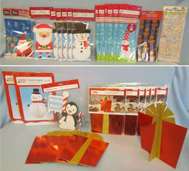 Christmas Holiday Party Decorations/Gift/Presents/Penguin and Santa/Snowman Treat Bags