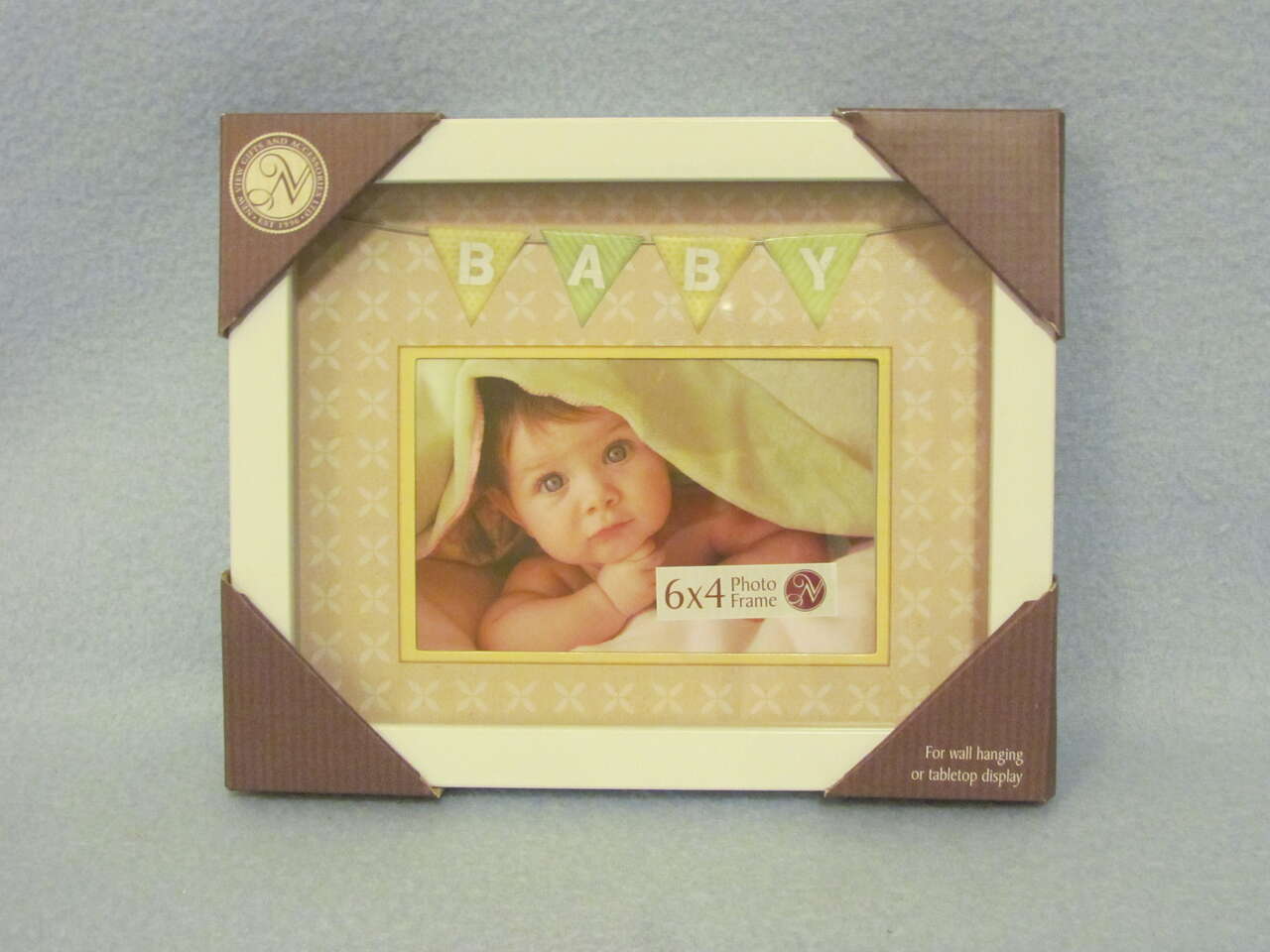 NVGA White BABY Flag 4x6 Photo Picture Frame – NIB