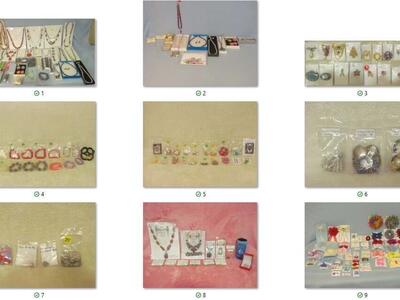 Jewelry/Necklaces/Bracelets/Earrings/Sets/Brooches/Pins/Hair Bows