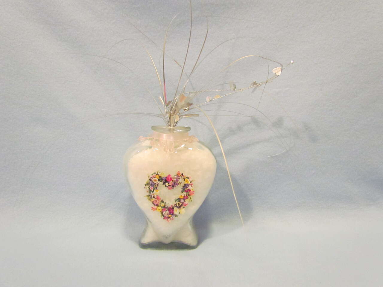 Home Decor Accents Glass Heart Vase Center Piece Valentine's Day Decoration-GUC