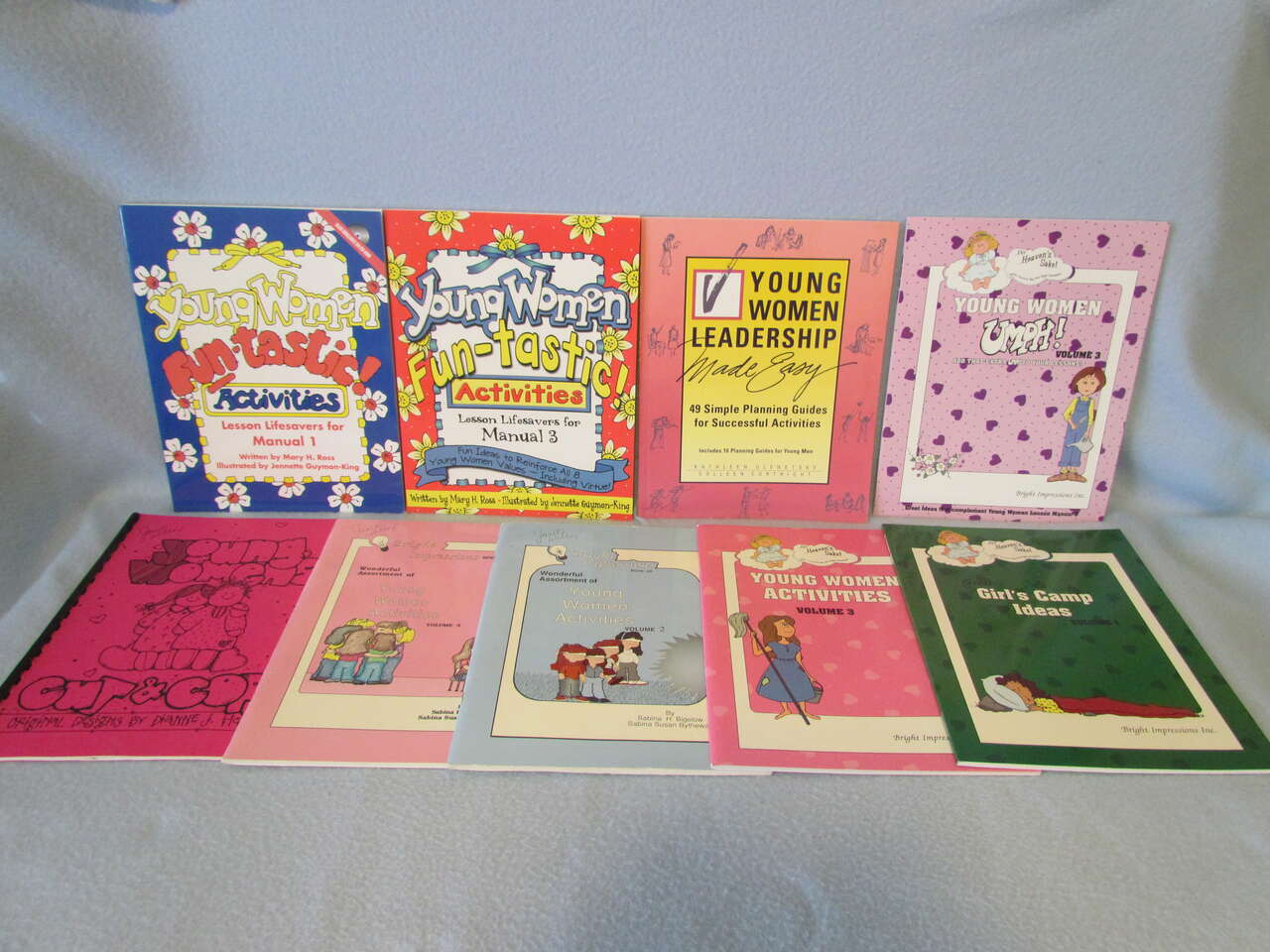 LDS Mormon Latter-day Saint Young Women Mutual Activity Handouts Idea Books-GUC